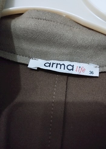 Armalife Bej Süet Kadın Uzun Trençkot