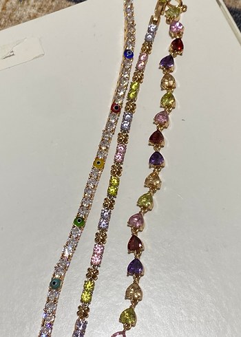swarovski Renkli Payetli Bohem Kadın Bileklikleri İLAN AÇTIRINIZ