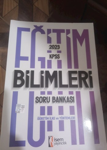 isem yayıncılık kpss eğitim bilimleri - Görsel 2