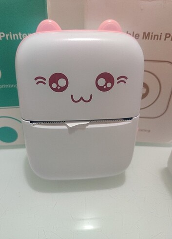 Mini Taşınabilir Termal Yazıcı Pembe