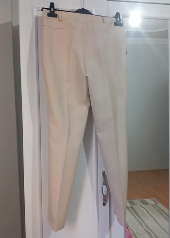 Diğer Bej Midi Kadın Kumaş Pantolon