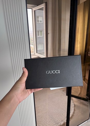 Gucci Siyah Parlak cüzdan
