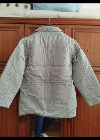 Düğmeli Gri Midi Erkek Ceket - Görsel 2