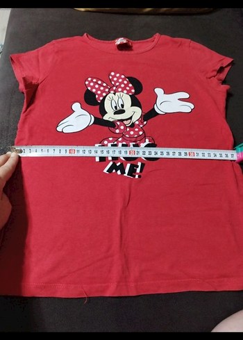 Kız Çocuk Kırmızı Minnie Mouse pijama takimi - Görsel 3