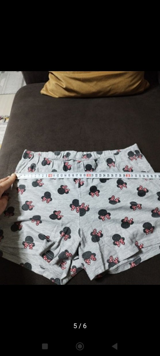 Kız Çocuk Kırmızı Minnie Mouse pijama takimi - Görsel 5