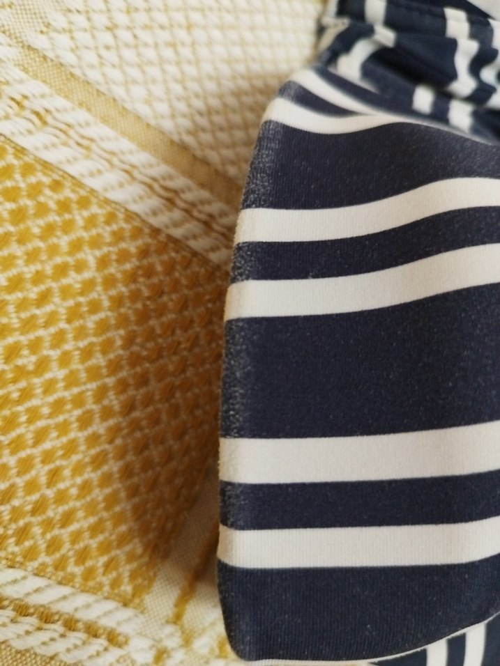 Mavi Zebra Desenli Strappy Mayo - Görsel 5