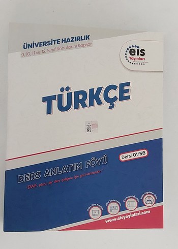 EIS Yayınları Türkçe Ders Anlatım Föyü