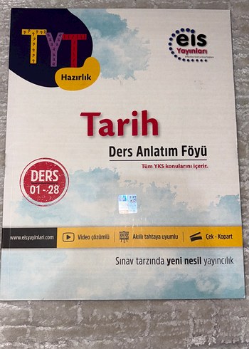 TYT Tarih Ders Anlatım Föyü - EİS Yayınları