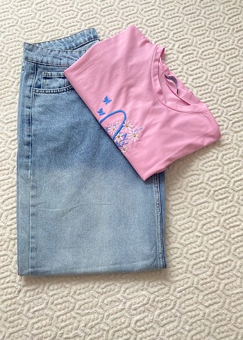 Diğer İkili takım Kadın Pantolon ve Pembe Tişört