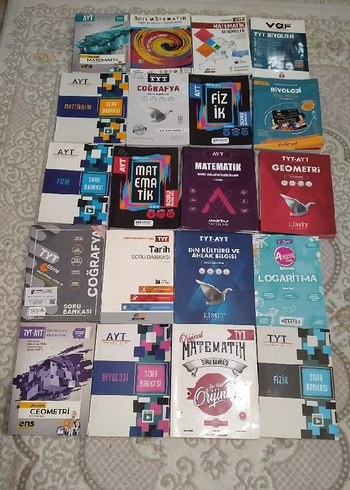  Beden AYT ve TYT Sınavlarına Hazırlık Kitapları Seti
