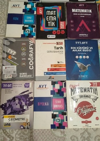  Beden Renk AYT ve TYT Sınavlarına Hazırlık Kitapları Seti