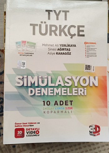 TYT Türkçe Simülasyon Denemeleri 10'lu