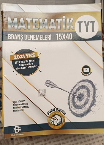 2021 YKS Matematik TYT Branş Denemeleri 15x40