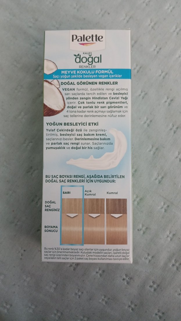 Palette Kalıcı Doğal Görünümlü Saç Boyası 10-4 Papatya - Görsel 3