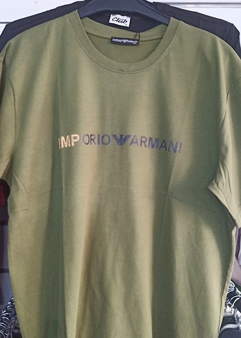 Unisex Khaki Renk Oversize Tişört