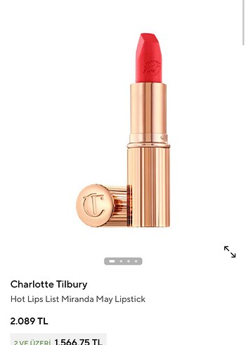 Beden Charlotte Tilbury Ruj