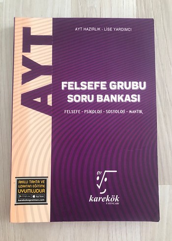 AYT Felsefe Grubu Soru Bankası