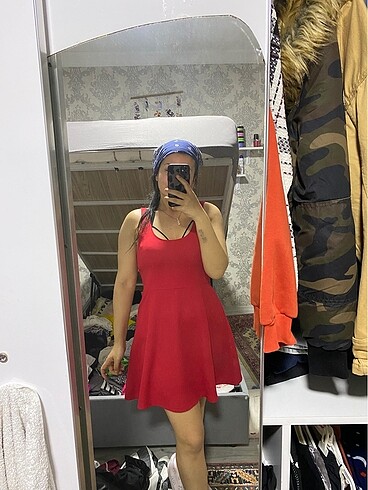 xl Beden kırmızı Renk kırmızı elbise
