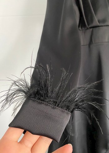 Abiye Uzun Siyah Gotik Drapeli Kadın Elbise