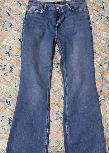 30 Beden Gevşek Kesim Kadın Midi Kot Pantolon