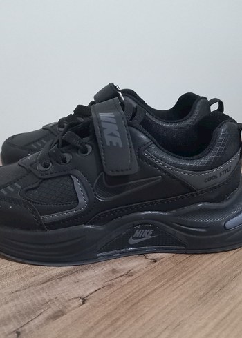 30 Beden siyah Renk Siyah Erkek Çocuk Spor Ayakkabı Velcro