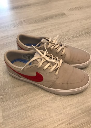 Nike Erkek Süet Sneakers Bej Gri