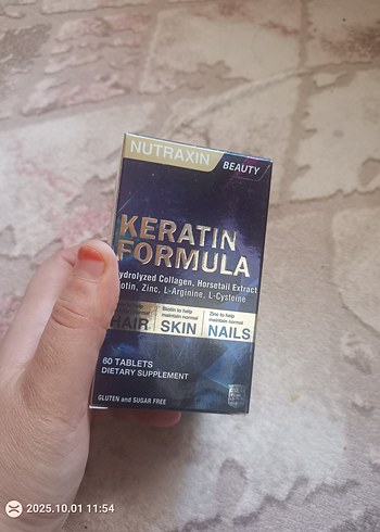 Nutraxin Keratin Formül Saç ve Cilt Takviyesi