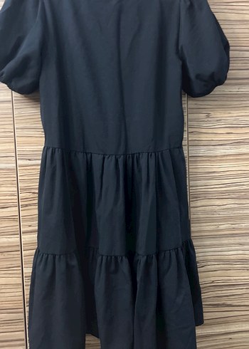 Siyah Robalı Kadın Uzun Elbise - Görsel 3