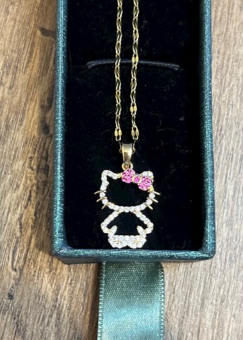 Accessorize Hello Kitty Çelik Kolye Gold