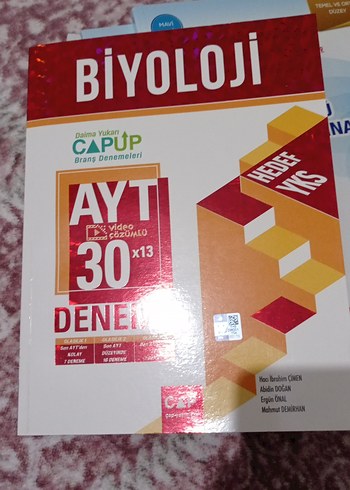 AYT Biyoloji 30 Deneme Kitabı