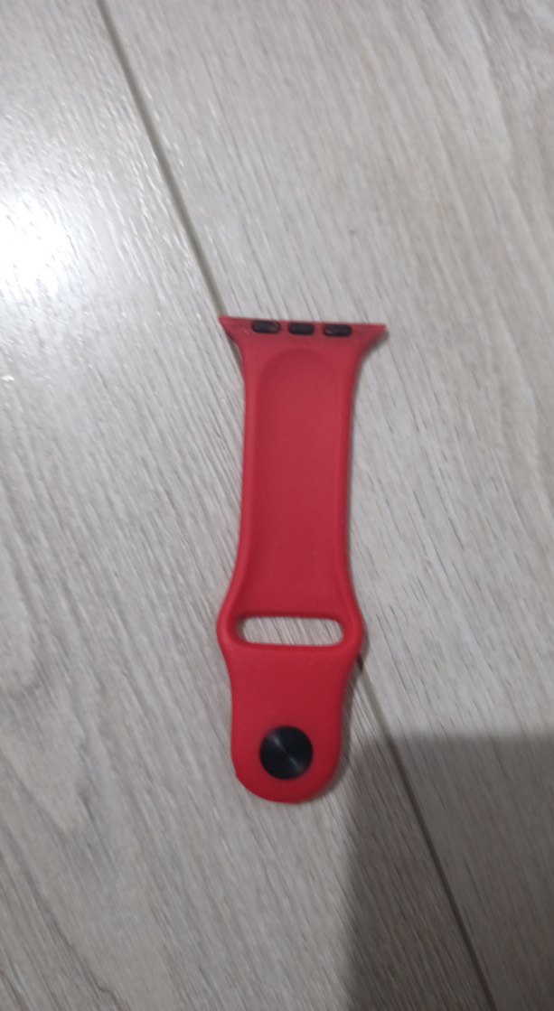 Kırmızı Minimalist Akıllı Saat Kayışı - Görsel 4