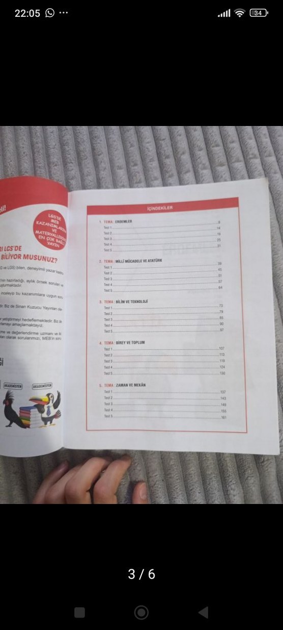 MEB 2025 LGS Türkçe 8 Tematik Soru Bankası - Görsel 3