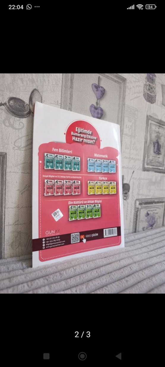 8. Sınıf Haftalık Denemeler Bumerang - Görsel 2