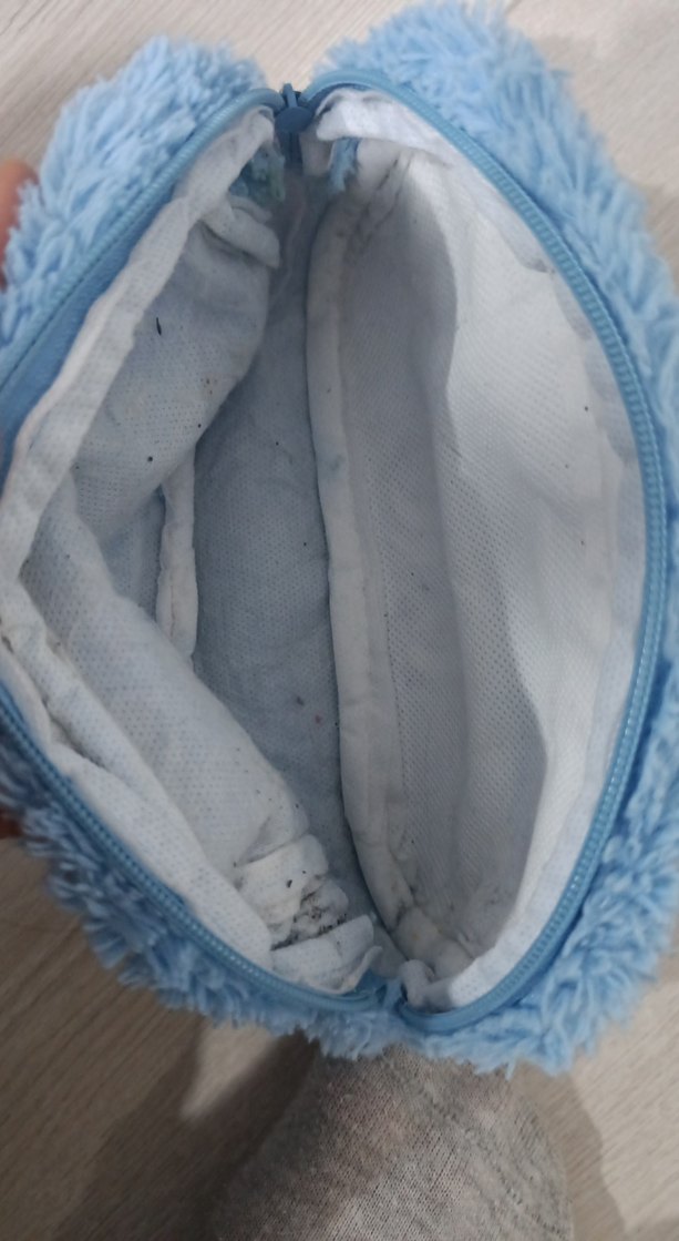 Kız Çocuk Mavi Peluş kalemlik - Görsel 3