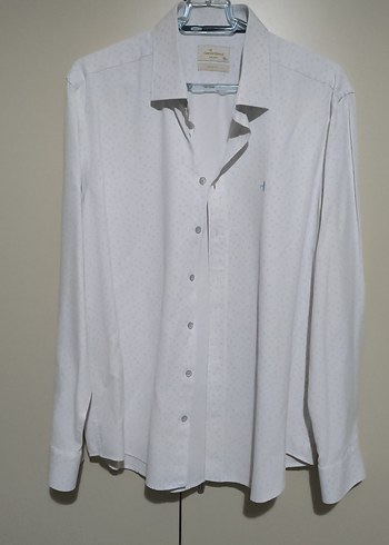 Erkek Beyaz Pamuklu Gömlek - Görsel 3