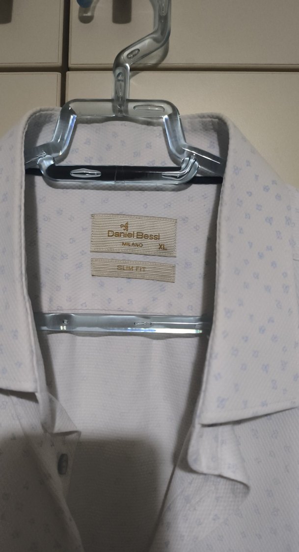 Erkek Beyaz Pamuklu Gömlek - Görsel 2