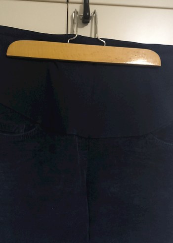 lacivert Hamile kadife Pantolon - Görsel 2