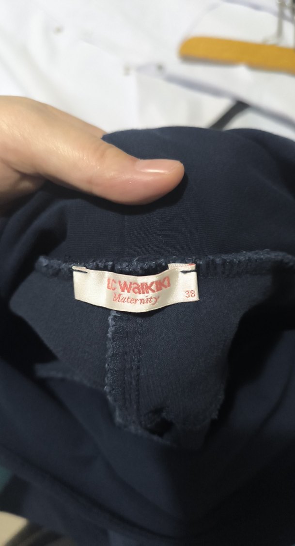 lacivert Hamile kadife Pantolon - Görsel 5