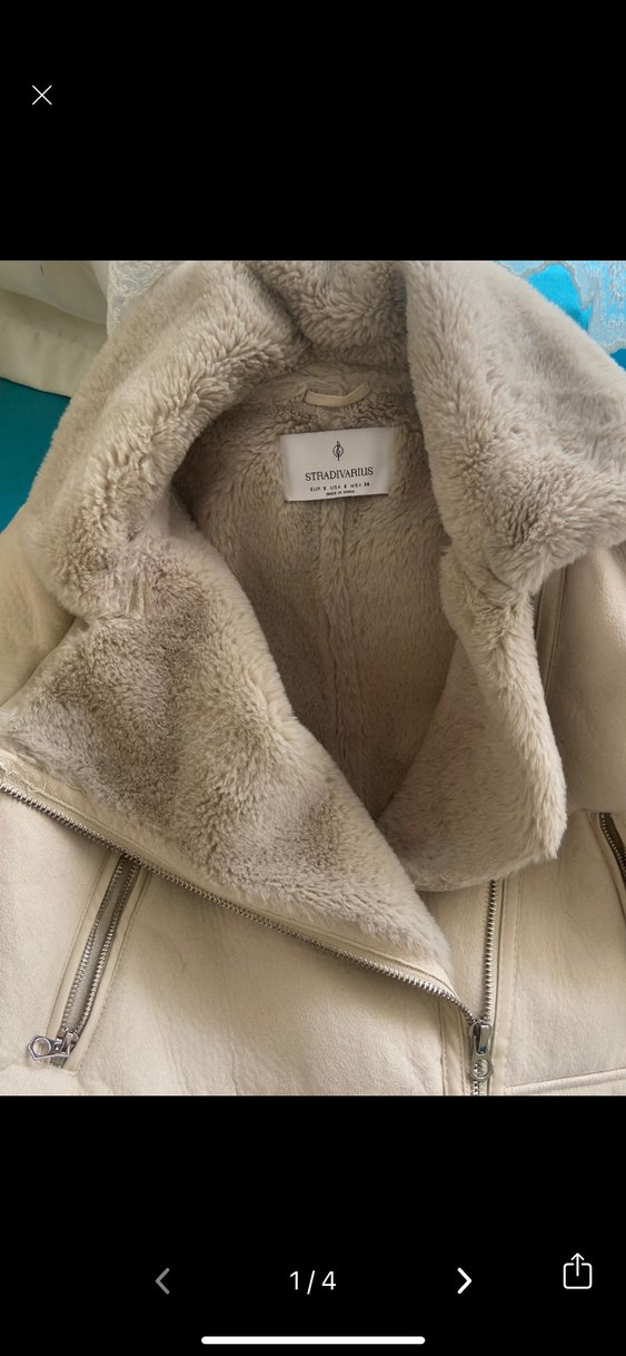 Stradivarius biker mont - Görsel 4