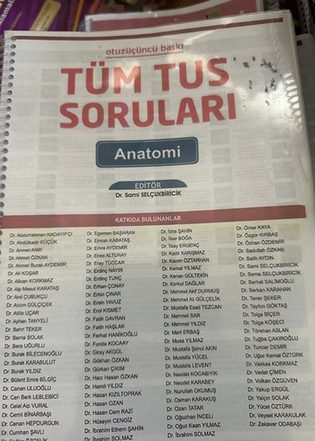 Beden Tüm TUS Biyokimya Soruları - 33. Baskı