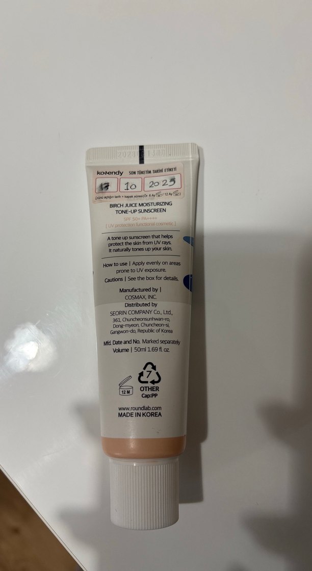 round lab tone up güneş kremi - Görsel 2