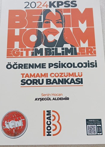 2024 KPSS Öğrenme Psikolojisi Soru Bankası