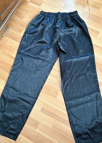 xl Beden siyah Renk Düğmeli Siyah Kadın Saten Pijama Takımı