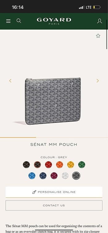 Goyard Clutch