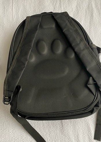 Şeffaf Kapaklı Siyah Evcil Taşıma Çantası - Görsel 2