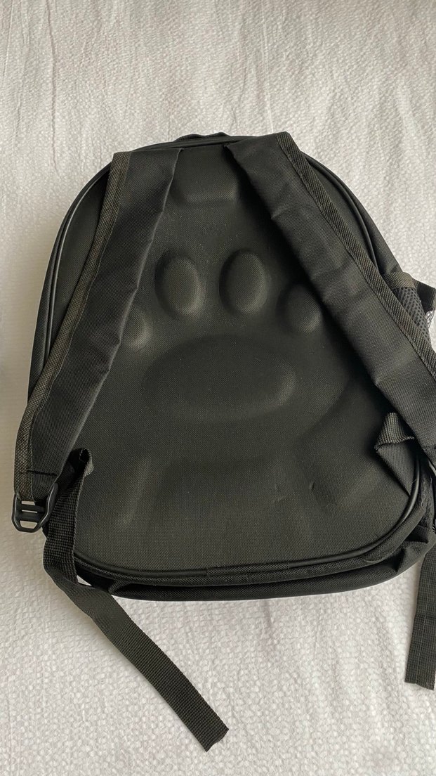 Şeffaf Kapaklı Siyah Evcil Taşıma Çantası - Görsel 2