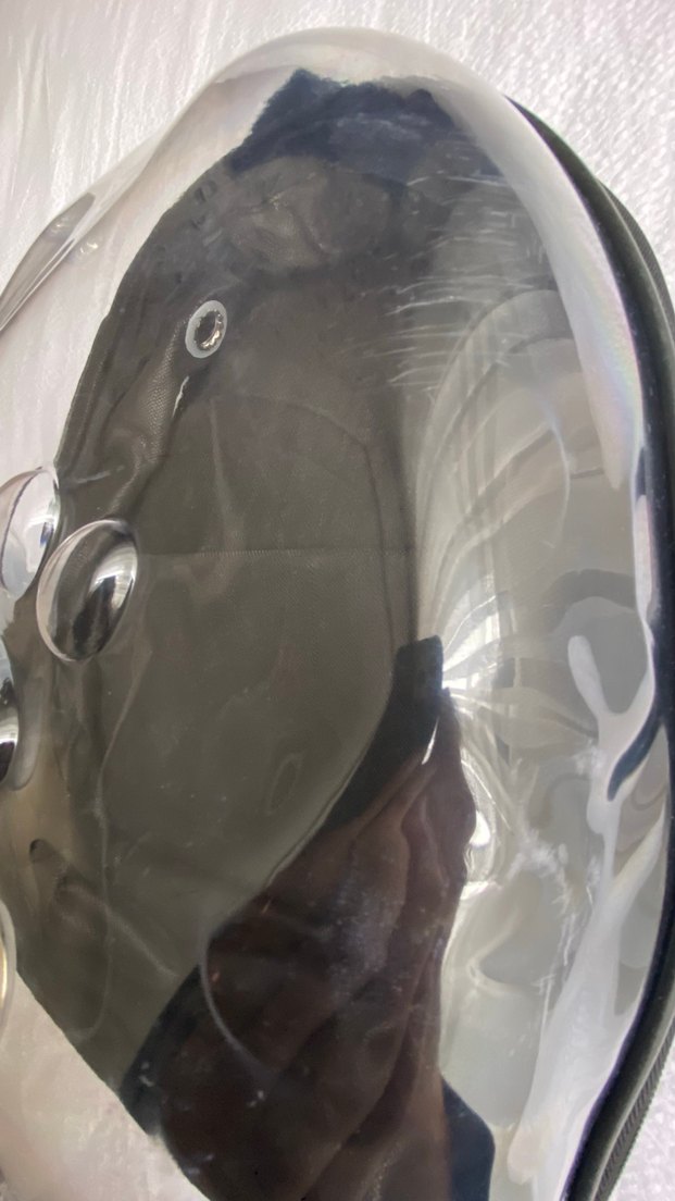 Şeffaf Kapaklı Siyah Evcil Taşıma Çantası - Görsel 5