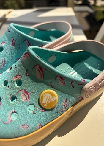 Crocs Kız çocuk flamingo desenli crocs