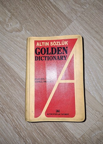 Altın Sözlük Golden A İngilizce-Türkçe Sözlük