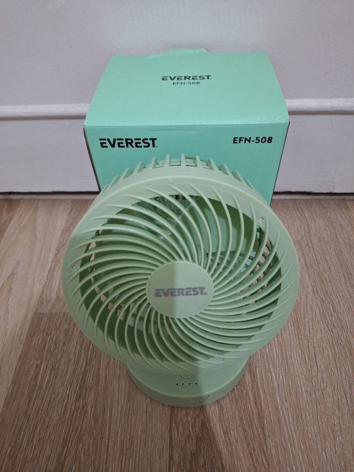 Everest Masaüstü Yeşil USB Fan - Görsel 5
